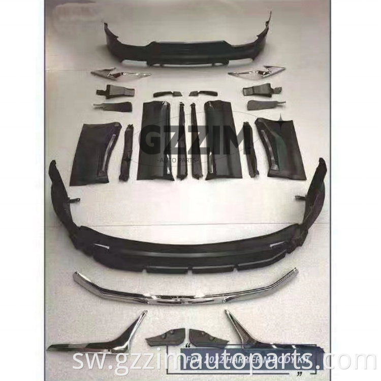 Mbele ya plastiki na kit bumper mwili kwa 2022 Harrier m Kit Kit Kit